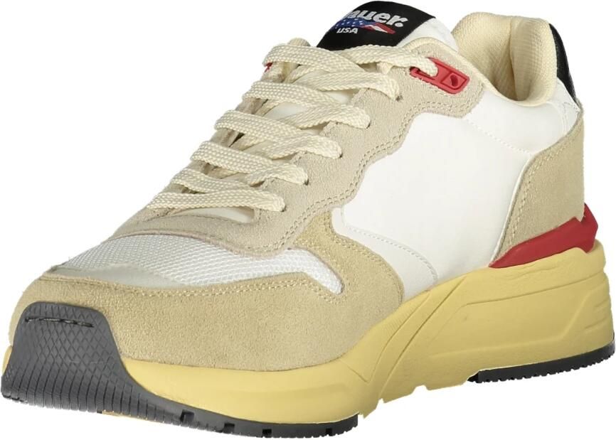 Blauer Beige Polyester Heren Sneaker - Foto 2