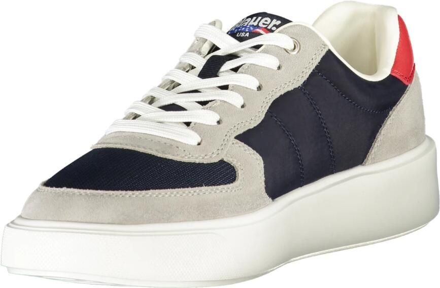 Blauer Blauwe Leren Heren Sneaker - Foto 3