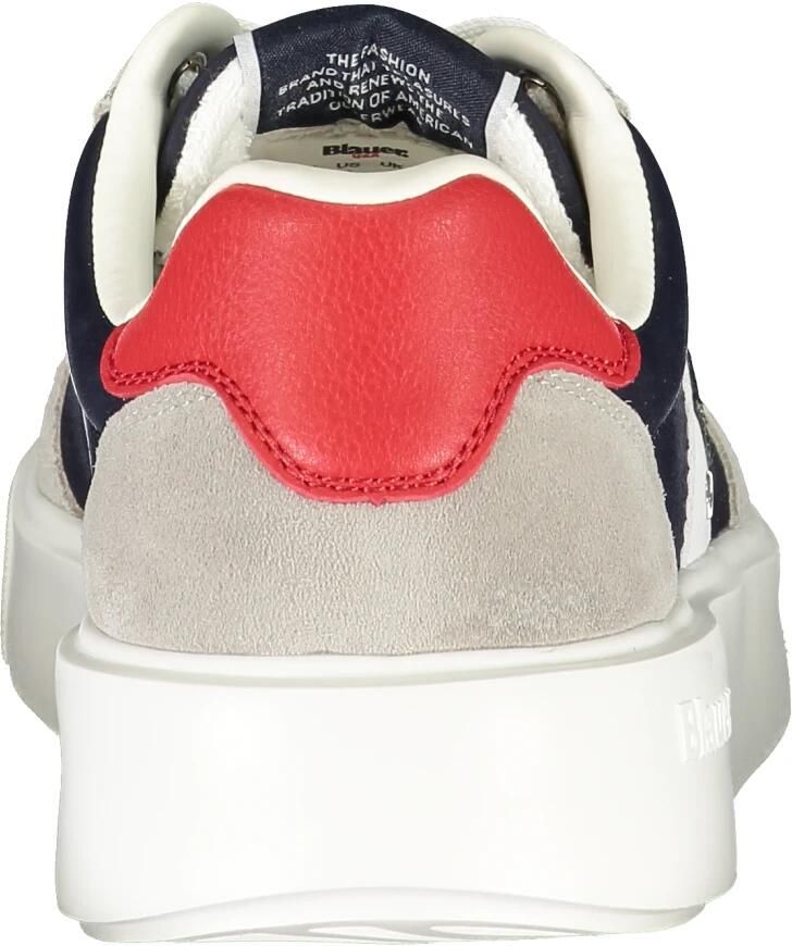 Blauer Blauwe Leren Heren Sneaker - Foto 2