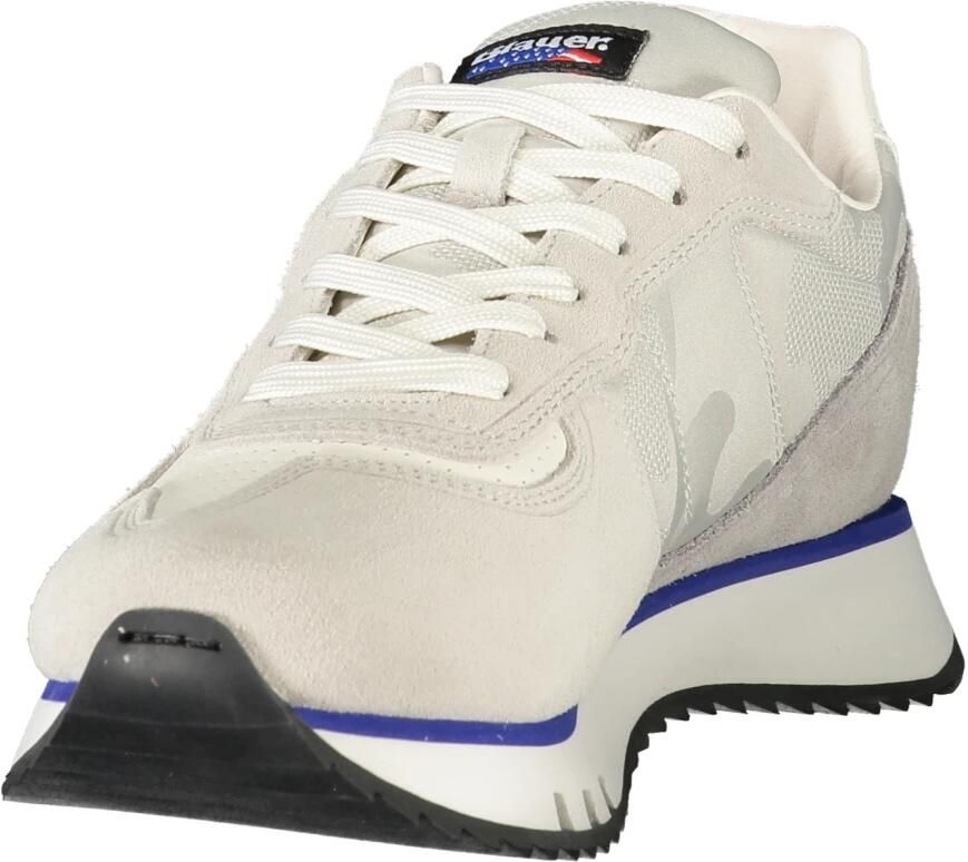 Blauer Grijze Sneakers Tokyo01 Leer Stof - Foto 2