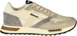 Blauer.USA Sneakers laag crème taupe antraciet