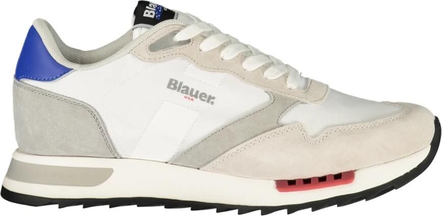 Blauer.USA Sneakers laag blauw lichtgrijs wit