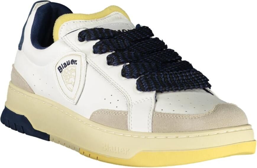 Blauer.USA Sneakers laag 'Happer' beige zwart wit