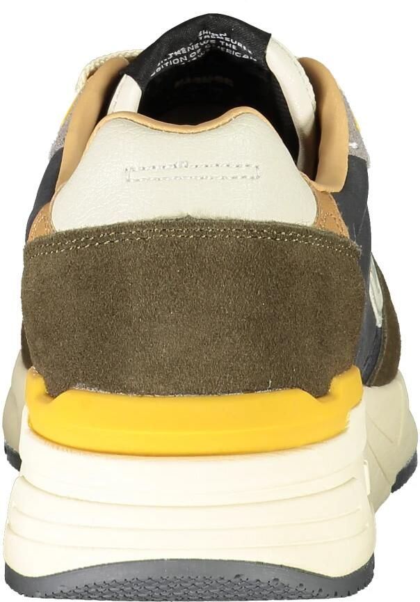 Blauer Groene Sneakers met Contrastlogo Multicolor Heren - Foto 2