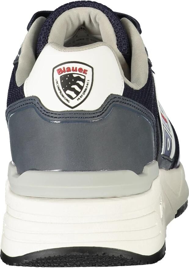 Blauer Effen Vetersluiting Ray Sneakers - Foto 3