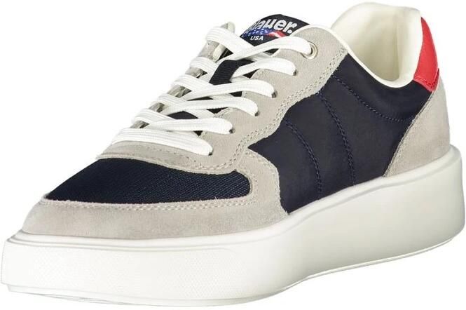 Blauer Lage Sneakers Sneaker