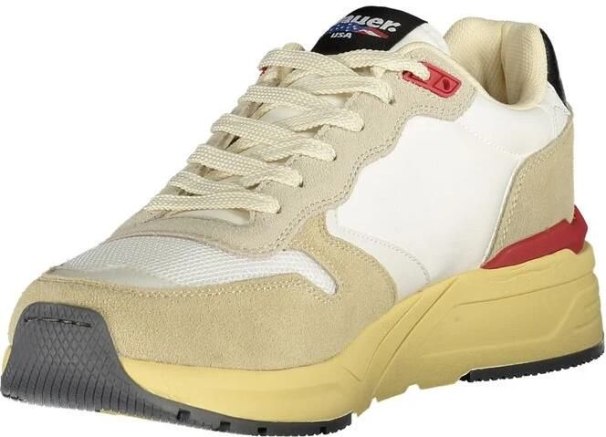 Blauer Contrasterende Sneaker voor Mannen