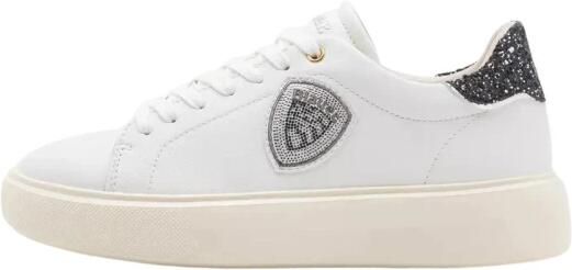 Blauer Witte en zwarte damessneakers F4Venus01 Gli White Dames