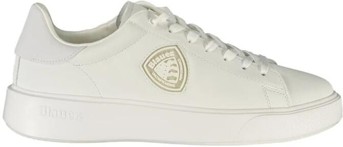 Blauer White Leather Sneaker - Foto 2
