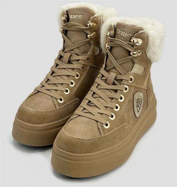 Blauer Winterlaarzen