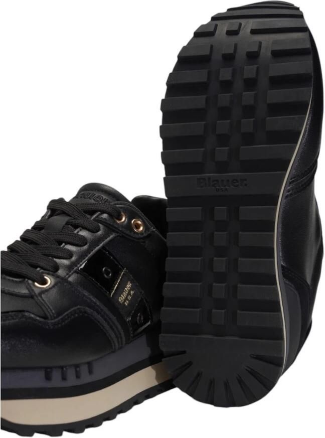 Blauer Zwarte Sneakers voor Vrouwen Black Dames - Foto 3
