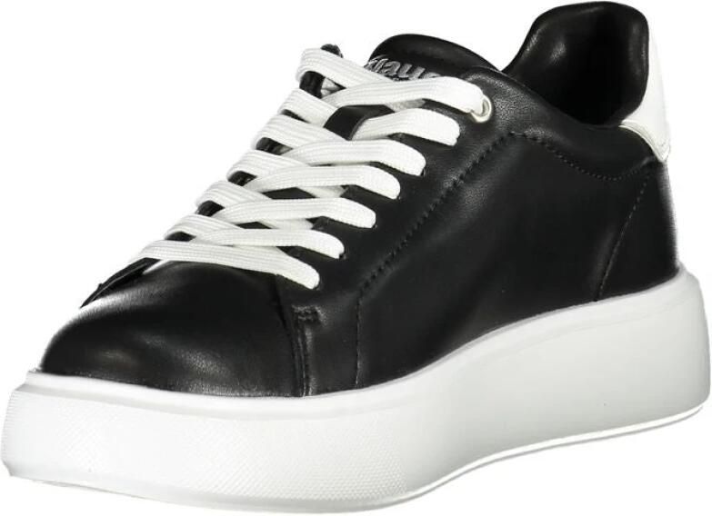 Blauer Glinsterende Leren Sneaker met Verwijderbare Binnenzool - Foto 2