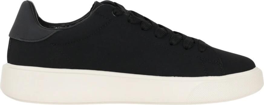 Blauer Zwarte minimalistische sneakers