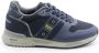 Blauer Blauwe Sneakers met Contrasterende Details Multicolor Heren - Thumbnail 1