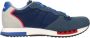Blauer Blauwe Sneakers met Technische Inzetstukken Multicolor Heren - Thumbnail 16