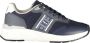 Blauer Blauwe Polyester Heren Sneaker - Thumbnail 1
