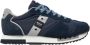 Blauer Sportieve Vetersneakers met Contrastdetails Multicolor Heren - Thumbnail 2