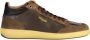 Blauer Bruin Leren Heren Sneaker - Thumbnail 1