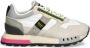 Blauer Witte Canvas Roze Damesschoenen Multicolor Dames - Thumbnail 2