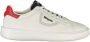 Blauer Contrast Logo Leren Sneaker - Thumbnail 1