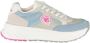 Blauer Dynamische Street Style Sneakers met Verwijderbare Binnenzool - Thumbnail 1