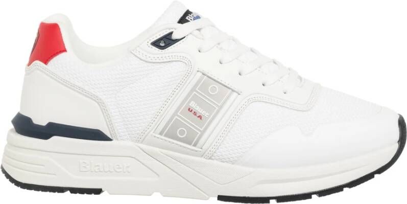Blauer Effen Vetersluiting Ray Sneakers