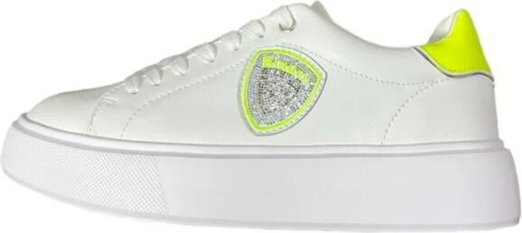 Blauer Gele Fluorescerende Venus Platform Sneakers Multicolor Dames