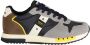 Blauer Grijze Polyester Sneaker met Contrastdetails - Thumbnail 1