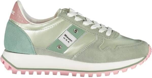 Blauer Groene Damessneaker Dynamische Fusion Stijl