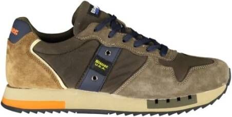 Blauer Heren Sneaker in Suède Tessuto Militairbruin Brown Heren