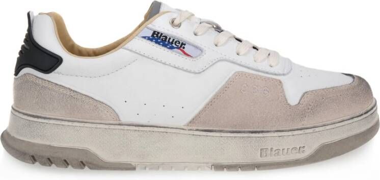 Blauer Harper Sneakers voor Heren Wit Heren