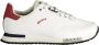 Blauer Sportieve Witte Sneakers voor Heren met Contrastdetails White Heren - Thumbnail 5