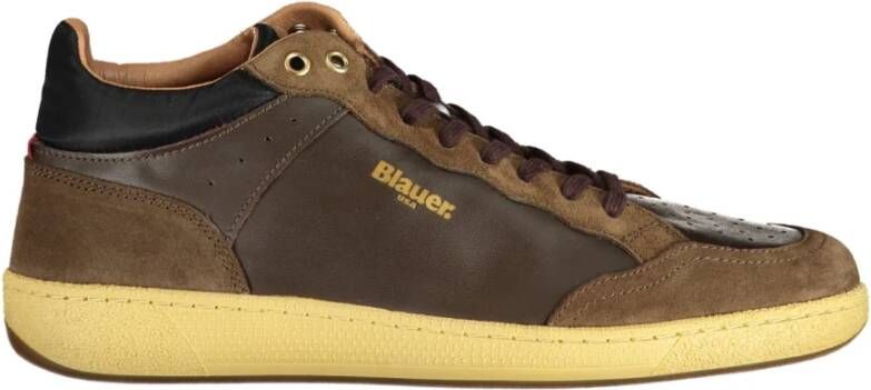 Blauer Schoenen Brown Heren