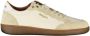 Blauer Leren Low-Top Sneakers - Thumbnail 1