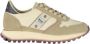 Blauer Leren Minimalistische Sneaker - Thumbnail 1