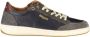Blauer Leren Sneaker - Thumbnail 1