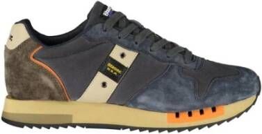 Blauer Leren Sneaker