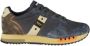 Blauer Leren Sneaker - Thumbnail 1