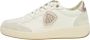 Blauer Leren Sneakers met Zijlogo - Thumbnail 1