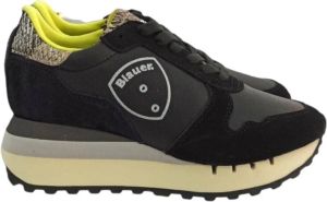 Blauer Man suede textiel hardlopen Zwart Dames