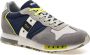 Blauer Blauwe Contrasterende Veters Sportieve Sneakers Multicolor Heren - Thumbnail 8