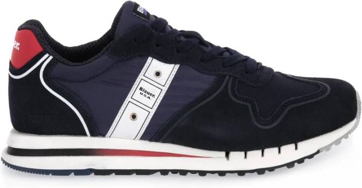 Blauer Navy Quartz Sneakers voor Heren Blauw Heren