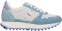 Blauer Blauwe Sportsneaker met Contrasterende Details Multicolor Dames - Thumbnail 2
