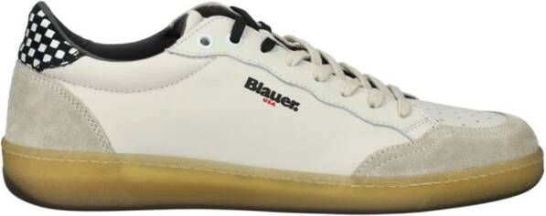 Blauer Retro Tennis Stijl Sneakers