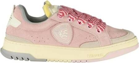 Blauer Roze Grijze Sportieve Chic Sneakers