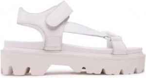 Blauer Sandals Wit Dames