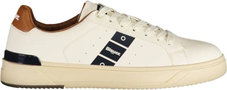 Blauer Witte Sneakers voor Mannen