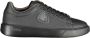 Blauer Sportieve Zwarte Polyester Sneaker met Contrastdetails Black Heren - Thumbnail 15