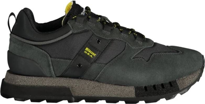 Blauer Zwarte Polyester Sneaker