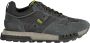 Blauer Zwarte Suède Sneaker F3Heron01 Black Heren - Thumbnail 1